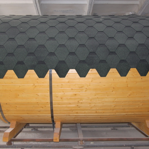 Баня-бочка 2,4×3 м